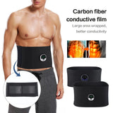 EMS Abdominal Gym Belt Fat Burner Loss Weight Body Slimming Shaping Massage Equipment Vibration Muscle Stimulator Waist Band