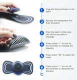 EMS Foot Massager Electronic Acupuncture Massage Pen Neck Toner Body Massager Trainer Electrical Muscle Stimulation Massage