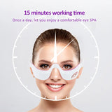 EMS Micro Current Pulse  Eye Massager  Heating Relieves Eye Fatigue Fades Dark Circle Anti Wrinkle Eye Care Beauty Eye Device
