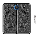 EMS Pulse Electric Foot Massager Foot Therapy Machine Foot Pad Intelligent Acupuncture Foot Massage Pad Mat Muscle Stimulation