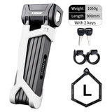 ETOOK Bicycle Lock Heavt Duty Anti-Theft Folding Mountain Bike Lock Alloy Steel Anti-Hydraulic Shear Scooter Motorcycle Lock