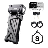 ETOOK Bicycle Lock Heavt Duty Anti-Theft Folding Mountain Bike Lock Alloy Steel Anti-Hydraulic Shear Scooter Motorcycle Lock