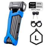 ETOOK Bicycle Lock Heavt Duty Anti-Theft Folding Mountain Bike Lock Alloy Steel Anti-Hydraulic Shear Scooter Motorcycle Lock