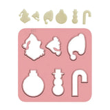 Earring Clay Cutters 3D Printer Clay Cutters For Clay Jewelry DIY Mold Clay Mini Clay Cutters For Holiday Earrings Making