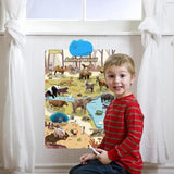 Educational Toys Alphabet Poster Interactive Educational Poster Toy Chart Kindergarten Learning Poster Interactive Chart For 3-4
