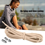 Elastic No Tie Shoelaces Stretch Speed Shoelaces For Sneakers Tire-free Shoelaces With Locking System For KidsShoes Flat Shoes