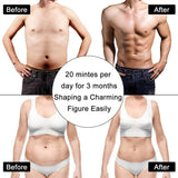 Electric Abdominal EMS Muscle Stimulator Body Slimming Belt Belly Fat Burning Machine Muscles Trainer Abs Bodybuilding Device