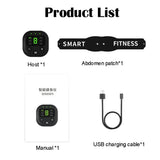 Electric Abdominal EMS Muscle Stimulator Body Slimming Belt Belly Fat Burning Machine Muscles Trainer Abs Bodybuilding Device