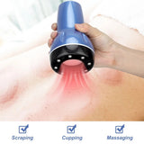 Electric Cupping Massager Vacuum Suction Cup GuaSha Anti Cellulite Beauty Health Scraping Infrared Heat Slimming Gua Sha Massage