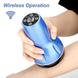 Electric Cupping Massager Vacuum Suction Cup GuaSha Anti Cellulite Beauty Health Scraping Infrared Heat Slimming Gua Sha Massage