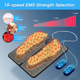 Electric EMS Foot Massager Pad Feet Massage Mat Muscle Stimulation Relief Pain Relax Pulse Therapy Improve Blood Circulation