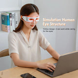 Electric Eye Massager Anti Wrinkle Eye Massage Anti Aging Eye Care LED Hot Massage Rechargeable Massage Device Eye Beauty Tools