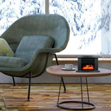 Electric Fireplaces 1000W Electric Stove Heater With 3D Flame Home Heating Equipment For Living Room Study Room Game Room