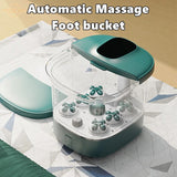 Electric Foot Bath Massager Automatic Massage Machine Foot Roller Massage Infrared Heat Bubbles Heated Therapy for Stress Relief