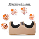 Electric Foot Massager Heating Shiatsu Kneading Muscle Vibrator Pain Relief Relaxation Remote Control Electric Foot Massager