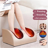 Electric Foot Massager Hot Compression Heating Therapy Shiatsu Kneading Roller Muscle Relaxation Pain Relief Foot Spa Machines