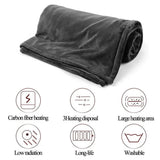 Electric Heating Outer Shawl Blanket Two-Sided Coral Fleece Warm Body Shawl Cloak USB Heating Blanket Cold-Proof Warm Blanke