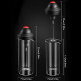 Electric Milk Frother Mixing Frother Maker For Home Foam Making Tool With Three-Layer Stirring Head For Cappuccino Milkshake