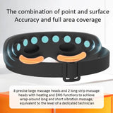 Electric Pulse Eye Massager Steam Heating Eye Massage Device Hot Compress Eyes Care Glasses Vibration EMS Acupoint Tired Dry Eye