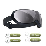 Electric Pulse Eye Massager Steam Heating Eye Massage Device Hot Compress Eyes Care Glasses Vibration EMS Acupoint Tired Dry Eye