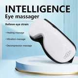 Electric Smart Eye Massager Foldable Music Vibration Heating Massager Tired Eyes Dark Circles Remove Eye Care Massage Relaxation
