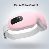 Electric Smart Eye Massager Instrument Hot Compres Heating Vibration Massage Bluetooth Music Eye Care Relieve Fatigue Sleep Mask
