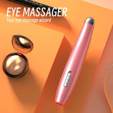 Electric Vibration Eye Massage Wand Anti-Aging Dark Circles Eye Face Lip Massage Pen Wrinkle Removal Portable Eye Massager