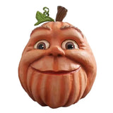 Expressive Pumpkins Halloween Pumpkin Figurines Resin Decoration Expressive 3D Pumpkin Resin Decor For Halloween Thanksgiving