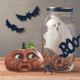 Expressive Pumpkins Halloween Pumpkin Figurines Resin Decoration Expressive 3D Pumpkin Resin Decor For Halloween Thanksgiving