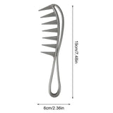 Extra Wide Tooth Comb Wide Tooth Comb Detangler Shark Teeth Hairstyle Tool For Women & Men Curly Wavy Thick Hair Wigs