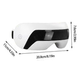 Eye Massager 4D Eye Care Device Hot Compress Eye Fatigue Massage Glasses Improve Dark Circles Eye Bags Sleeping Eye Massager For