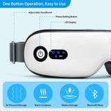 Eye Massager Smart Airbag Vibration Eye Care Instrument Hot Compress Bluetooth Eye Massage Glasses Fatigue Pouch & Wrinkle