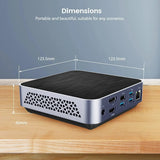FIREBAT AM02 MINIPC AMD Ryzen7 R7 3750H MINI PC 16GB 512GB for Gaming for Desktop Computer DDR4 BT4.2 WiFi5 Gamer