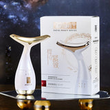Facial Neck Massage Instrument Lifting Jawline Skin Tightening Low Frequency Massager Mini Galvanic Face Lifting Slim Face Care