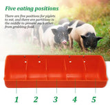 Farm Piglet Feeder Trough Thicken  Plastic Automatic Feeding Pig Sow Feeder Delivery Bed Feeding Trough Farming Equipment