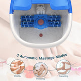 Fast Shipping Foot Spa Massager Automatic Roller 3 Massager Mode Shiatsu Pressing Kneading Fast Heated Foot Bath Massage Machine
