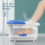 Fast Shipping Foot Spa Massager Automatic Roller 3 Massager Mode Shiatsu Pressing Kneading Fast Heated Foot Bath Massage Machine