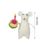Felt Mouse Decoration Cute Halloween Felt Mouse Home Decor For Home Apartment Dormitory Hotel Offices For Women Men Teens