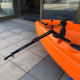 Fish Finder Base Bracket Transducer Mounting Fish Finder Mount For Kayak Fishing Adjustable Orientation Outdoor Fish Accessories