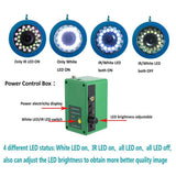 Fish Finder Underwater Fishing Camera 15pcs White  LEDs + 15pcs Infrared Lamp For Ice/Sea/River Fishing with 10inch 1000TVL Cam