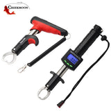 Fish Lip Grip for Carp Fishing Gripper Grabber with Electronic Weight Scale & Ruler Digital Display Fishing Pliers Tackles Tools