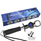 Fish Lip Grip for Carp Fishing Gripper Grabber with Electronic Weight Scale & Ruler Digital Display Fishing Pliers Tackles Tools