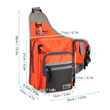 Fishing Bag Waterproof Canvas Hand Tool Bag Screws Nails Drill Bit Metal Parts Fishing Travel Makeup Organizer Pouch Bag Case