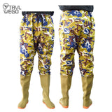 Fishing Clothes Hunting Wading Pants Waterproof Suit Breathable Chest Waders Oversize Trousers Rubber Material