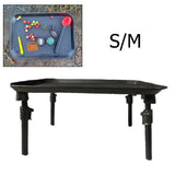 Fishing Equipment Fishing Bait Table Portable Tools Adjustable Collapsible Non Slip Outdoor PVC Plastic Durable