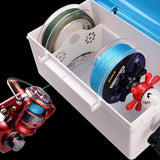 Fishing Line Winder Box Reel Line Spooler Tools Machine For Spinning Baitcasting Reel Spooler Binding Storage Box Fishing