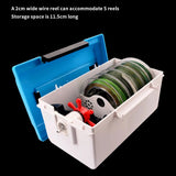 Fishing Line Winder Box Reel Line Spooler Tools Machine For Spinning Baitcasting Reel Spooler Binding Storage Box Fishing