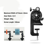 Fishing Line Winder Fishing Line Spooler Adjustable Portable Table Clamp Fishing Reel Machine Wire Winding Reclaimer Equipment