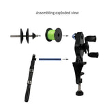 Fishing Line Winder Lightweight Fishing Rod Winding Device Baitcasting Reeling Thread Wrapper Tool Equipment Fishing Accessories