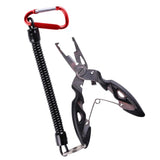 Fishing Pliers Grip Fishing Tackle Gear Hook Recover Cutter Line Split Ring Fishing Accessories Use Tongs Multifunction Scissors